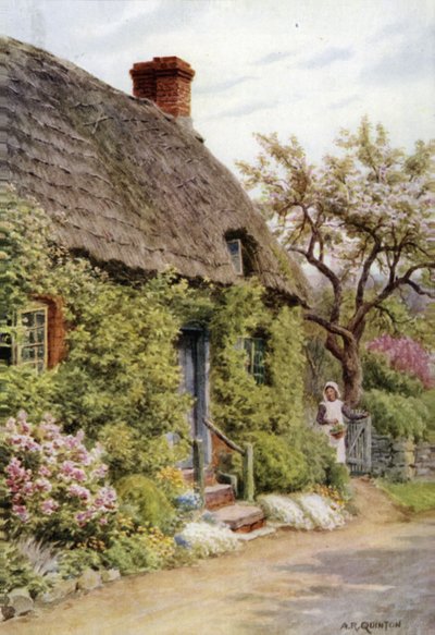 Puerta de la Cabaña, Elmley Castle, Worcester de Alfred Robert Quinton